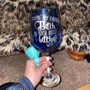 Fun wine glass
